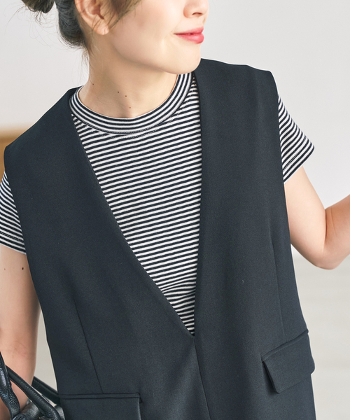 Spick & Span(スピックアンドスパン)の「リッチフライスプルオーバー(Tシャツ/カットソー・レディース・ホワイト系その他/その他4/マルチ・FREE)」の1枚目の写真