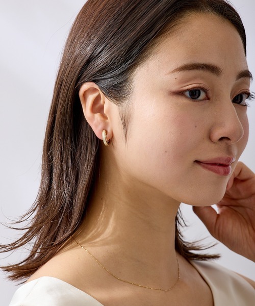 CALIN STANDARD(カリンスタンダード)の「◆金属アレルギー対応◆◆made in japan◆【痛くない】【落ちにくい】【ストレスフリーな着け心地】スターダスト グランループフィットイヤリング(イヤリング・レディース・シルバー/ゴールド・FREE)」の16枚目の写真