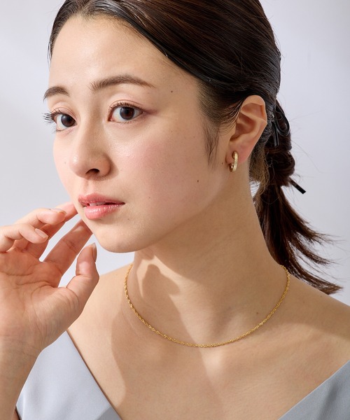 CALIN STANDARD(カリンスタンダード)の「◆金属アレルギー対応◆◆made in japan◆【痛くない】【落ちにくい】【ストレスフリーな着け心地】スターダスト グランループフィットイヤリング(イヤリング・レディース・シルバー/ゴールド・FREE)」の8枚目の写真