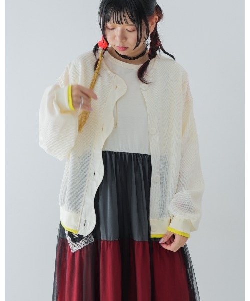 unica(ユニカ)の「アップリケカラフルティアードワンピース laides(ワンピース・レディース・オフホワイト/チャコール/ブラック・F)」の14枚目の写真