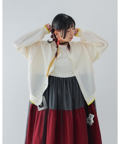 unica(ユニカ)の「アップリケカラフルティアードワンピース laides(ワンピース・レディース・オフホワイト/チャコール/ブラック・F)」の16枚目の写真