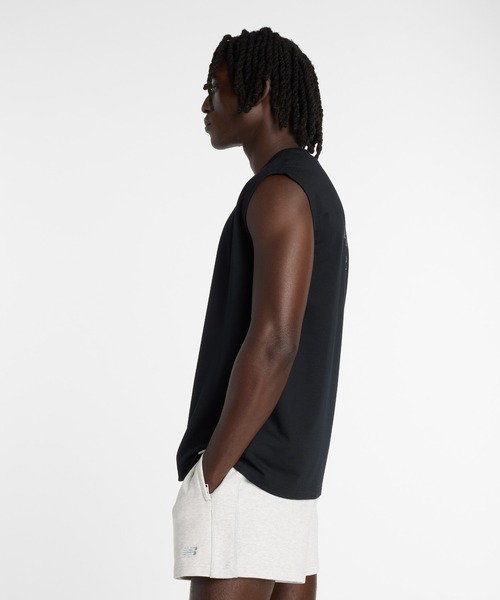 NEW BALANCE(ニューバランス)の「スリーブレスTシャツ(Tシャツ/カットソー・メンズ・ネイビー/サックスブルー/ブラック/オフホワイト・XX-LARGE/X-LARGE/LARGE/MEDIUM/SMALL)」の20枚目の写真
