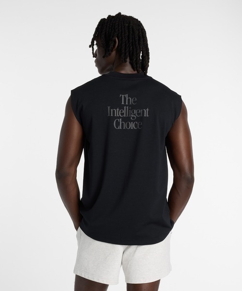 NEW BALANCE(ニューバランス)の「スリーブレスTシャツ(Tシャツ/カットソー・メンズ・ネイビー/サックスブルー/ブラック/オフホワイト・XX-LARGE/X-LARGE/LARGE/MEDIUM/SMALL)」の19枚目の写真