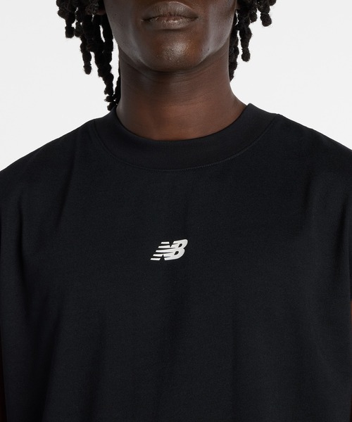 NEW BALANCE(ニューバランス)の「スリーブレスTシャツ(Tシャツ/カットソー・メンズ・ネイビー/サックスブルー/ブラック/オフホワイト・XX-LARGE/X-LARGE/LARGE/MEDIUM/SMALL)」の17枚目の写真
