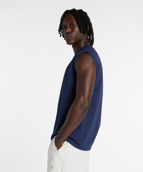 NEW BALANCE(ニューバランス)の「スリーブレスTシャツ(Tシャツ/カットソー・メンズ・ネイビー/サックスブルー/ブラック/オフホワイト・XX-LARGE/X-LARGE/LARGE/MEDIUM/SMALL)」の14枚目の写真