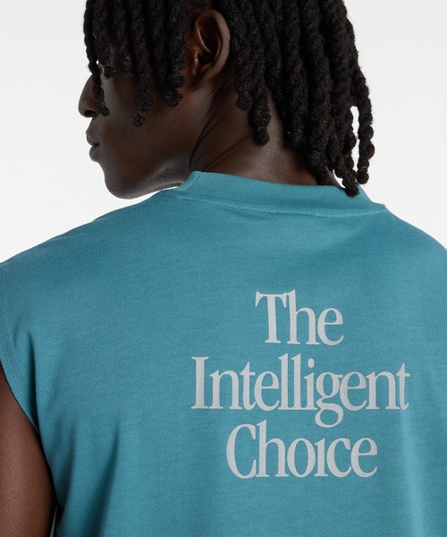 NEW BALANCE(ニューバランス)の「スリーブレスTシャツ(Tシャツ/カットソー・メンズ・ネイビー/サックスブルー/ブラック/オフホワイト・XX-LARGE/X-LARGE/LARGE/MEDIUM/SMALL)」の7枚目の写真