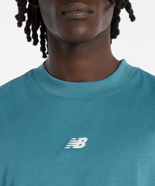 NEW BALANCE(ニューバランス)の「スリーブレスTシャツ(Tシャツ/カットソー・メンズ・ネイビー/サックスブルー/ブラック/オフホワイト・XX-LARGE/X-LARGE/LARGE/MEDIUM/SMALL)」の6枚目の写真