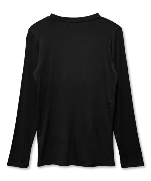 DAMISH(ダミシュ)の「エッセンシャルゴシッククロスロングスリーブ_ブラック(Tシャツ/カットソー・レディース・ブラック・SMALL/MEDIUM)」の5枚目の写真