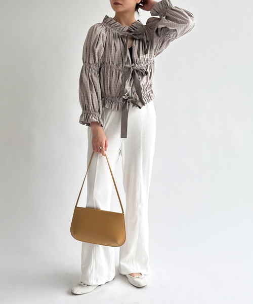 EDIT. FOR LULU（エディットフォールル）の「【FANE/ファン】BRA BAG（クラッチバッグ・レディース・ベージュ・FREE）」の11枚目の写真