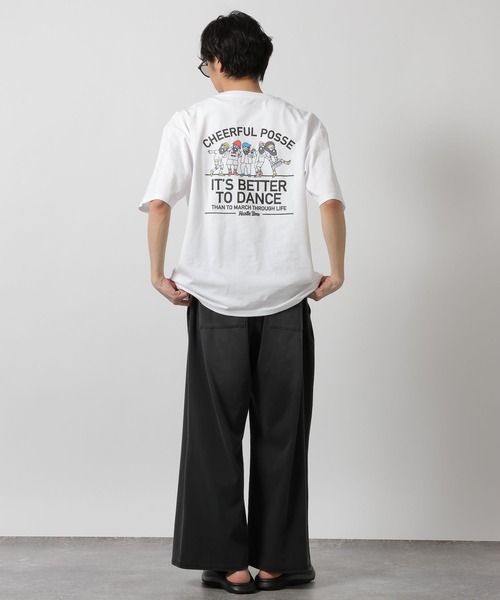 LAKOLE(ラコレ)の「BACKヒゲオジTEE / 647926(Tシャツ/カットソー・メンズ・ホワイト/ライトグレー/ライトブルー・LARGE/MEDIUM)」の5枚目の写真
