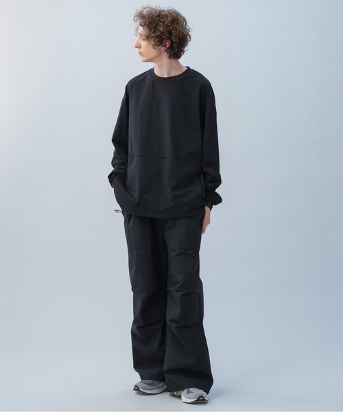 +phenix(プラスフェニックス)の「+phenix(プラスフェニックス) DRAWSTRING LONG SLEEVE TEE / ドローストリングロングスリーブTシャツ(Tシャツ/カットソー・メンズ・ホワイト/ブラック・XL/L/M)」の17枚目の写真