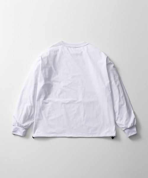 +phenix(プラスフェニックス)の「+phenix(プラスフェニックス) DRAWSTRING LONG SLEEVE TEE / ドローストリングロングスリーブTシャツ(Tシャツ/カットソー・メンズ・ホワイト/ブラック・XL/L/M)」の22枚目の写真