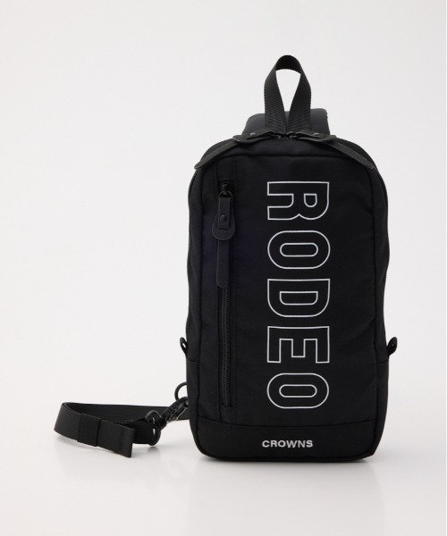 RODEO CROWNS WIDE BOWL（ロデオクラウンズワイドボウル）の「ロゴワンショルダーバッグ（ショルダーバッグ・メンズ・ブラック/カモフラージュ・FREE）」の3枚目の写真