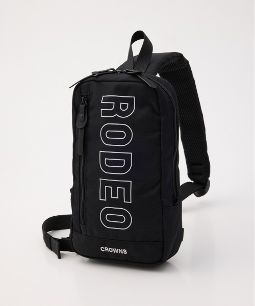 RODEO CROWNS WIDE BOWL（ロデオクラウンズワイドボウル）の「ロゴワンショルダーバッグ（ショルダーバッグ・メンズ・ブラック/カモフラージュ・FREE）」の4枚目の写真