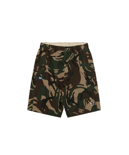 AAPE BY A BATHING APE（エーエイプバイアベイシングエイプ）の「AAPE MAIN WOVEN SHORTS(camouflage)（その他パンツ・メンズ・グリーン系その他2/ブラック系その他・LARGE/X-LARGE/MEDIUM/SMALL）」の2枚目の写真
