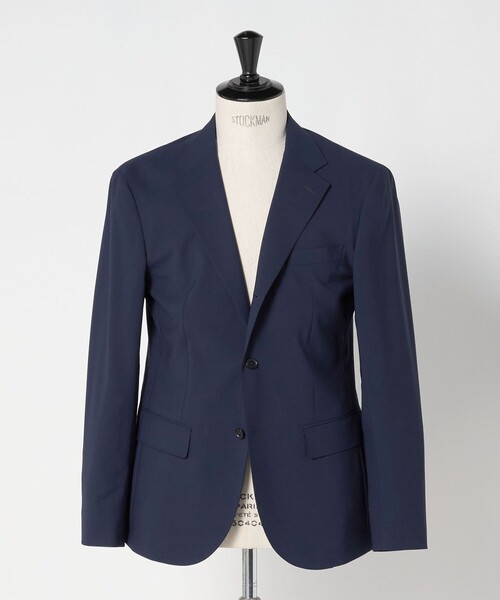 UNITED ARROWS(ユナイテッドアローズ)の「トロピカル シングル 3ボタン テーラードジャケット COMFORT EASY‐MODEL 2WAYストレッチ 撥水(テーラードジャケット・メンズ・グレー系/ネイビー・50/48/46)」の10枚目の写真