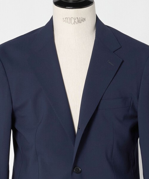 UNITED ARROWS(ユナイテッドアローズ)の「トロピカル シングル 3ボタン テーラードジャケット COMFORT EASY‐MODEL 2WAYストレッチ 撥水(テーラードジャケット・メンズ・グレー系/ネイビー・50/48/46)」の12枚目の写真