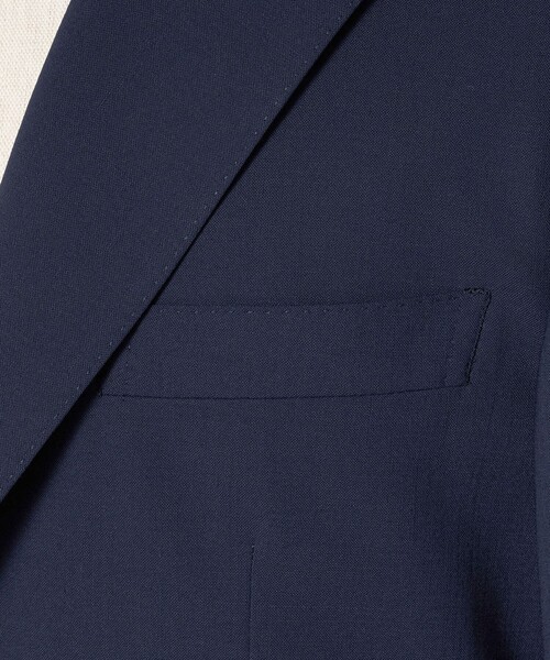 UNITED ARROWS(ユナイテッドアローズ)の「トロピカル シングル 3ボタン テーラードジャケット COMFORT EASY‐MODEL 2WAYストレッチ 撥水(テーラードジャケット・メンズ・グレー系/ネイビー・50/48/46)」の13枚目の写真
