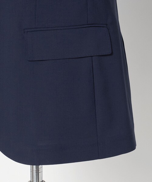 UNITED ARROWS(ユナイテッドアローズ)の「トロピカル シングル 3ボタン テーラードジャケット COMFORT EASY‐MODEL 2WAYストレッチ 撥水(テーラードジャケット・メンズ・グレー系/ネイビー・50/48/46)」の15枚目の写真