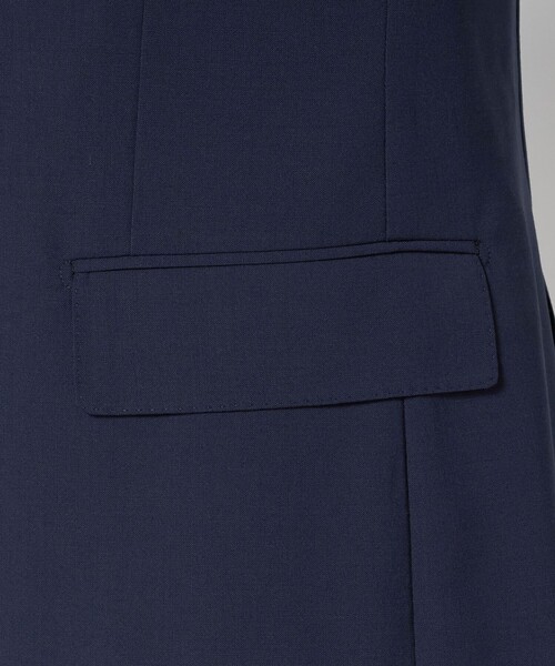 UNITED ARROWS(ユナイテッドアローズ)の「トロピカル シングル 3ボタン テーラードジャケット COMFORT EASY‐MODEL 2WAYストレッチ 撥水(テーラードジャケット・メンズ・グレー系/ネイビー・50/48/46)」の16枚目の写真