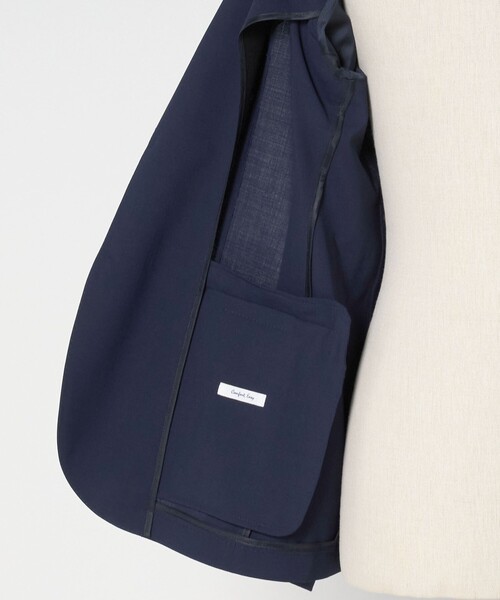 UNITED ARROWS(ユナイテッドアローズ)の「トロピカル シングル 3ボタン テーラードジャケット COMFORT EASY‐MODEL 2WAYストレッチ 撥水(テーラードジャケット・メンズ・グレー系/ネイビー・50/48/46)」の18枚目の写真