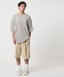 CITEN | <CITEN>ウォッシュツイル2プリーツショートパンツ(その他パンツ)