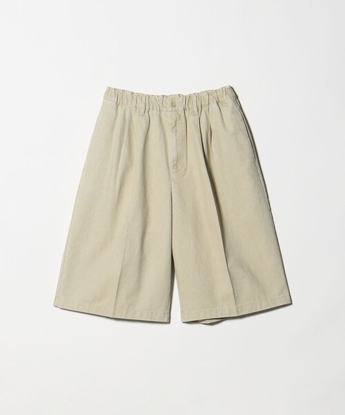 CITEN(シテン)の「<CITEN>ウォッシュツイル2プリーツショートパンツ(その他パンツ・メンズ・ダークグレー/ベージュ・L/M)」の10枚目の写真