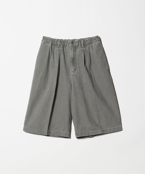 CITEN(シテン)の「<CITEN>ウォッシュツイル2プリーツショートパンツ(その他パンツ・メンズ・ダークグレー/ベージュ・L/M)」の18枚目の写真