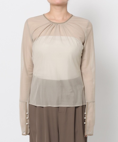 mysty woman（ミスティウーマン）の「【WEB限定】オケージョンビスチェパンツSET UP ドレス667613（パンツドレス・レディース・グレイッシュベージュ/ブラック系その他・FREE）」の13枚目の写真