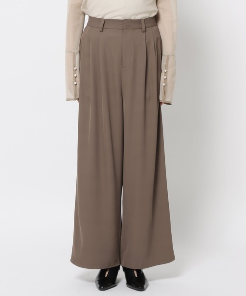 mysty woman（ミスティウーマン）の「【WEB限定】オケージョンビスチェパンツSET UP ドレス667613（パンツドレス・レディース・グレイッシュベージュ/ブラック系その他・FREE）」の14枚目の写真