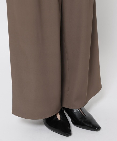 mysty woman（ミスティウーマン）の「【WEB限定】オケージョンビスチェパンツSET UP ドレス667613（パンツドレス・レディース・グレイッシュベージュ/ブラック系その他・FREE）」の18枚目の写真