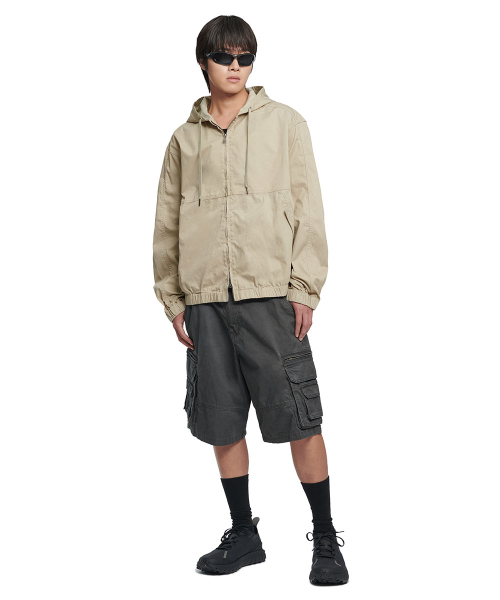NOMANUAL（NOMANUAL）の「WASHED CARGO SHORTS - WASHED BLACK（その他パンツ・レディース・その他・LARGE/MEDIUM/SMALL/X-LARGE）」の3枚目の写真