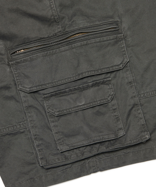 NOMANUAL（NOMANUAL）の「WASHED CARGO SHORTS - WASHED BLACK（その他パンツ・レディース・その他・LARGE/MEDIUM/SMALL/X-LARGE）」の6枚目の写真