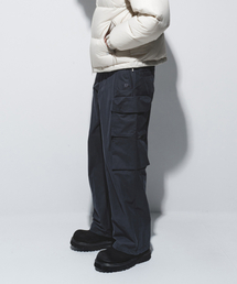 MINI BAG DOUBLE POCKET WIDE PANTS - CHARCOAL