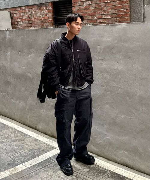 KALAPATTHAR(カラパタール)の「MINI BAG DOUBLE POCKET WIDE PANTS - CHARCOAL(その他パンツ・メンズ・その他・LARGE/MEDIUM)」の12枚目の写真