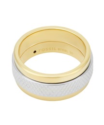 FOSSIL（フォッシル）の「フォッシル アクセサリー メンズ 指輪 ツートーン JF04917998（リング）」