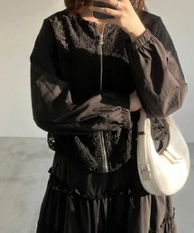 レースブルゾン