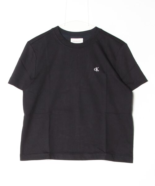 Calvin Klein Jeans（カルヴァンクラインジーンズ）の「Calvin Klein Jeans カルバンクラインジーンズ レディース Tシャツ CK ARCHIVE LOGO CREWNECK TEE アーカイブ ロゴ クルーネック半袖Tシャツ（Tシャツ/カットソー・レディース・ブラック/ホワイト・S/M/L）」の5枚目の写真