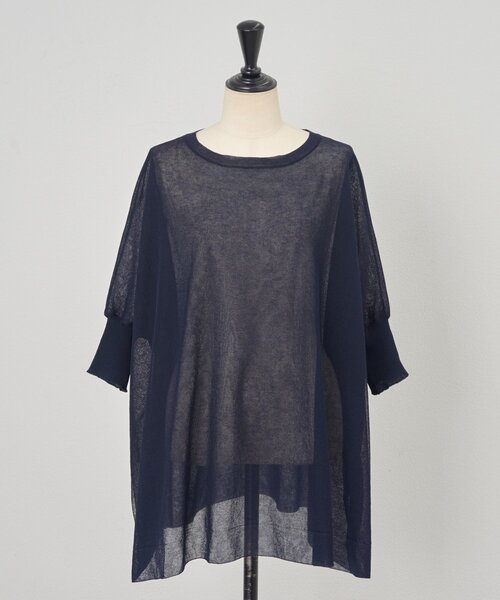 BEARDSLEY（ビアズリー）の「《4/2(木)18：00予約開始》シアープルオーバー（ニット/セーター・レディース・ネイビー/ミント/ライトグレー・FREE）」の21枚目の写真