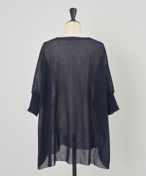 BEARDSLEY（ビアズリー）の「《4/2(木)18：00予約開始》シアープルオーバー（ニット/セーター・レディース・ネイビー/ミント/ライトグレー・FREE）」の22枚目の写真