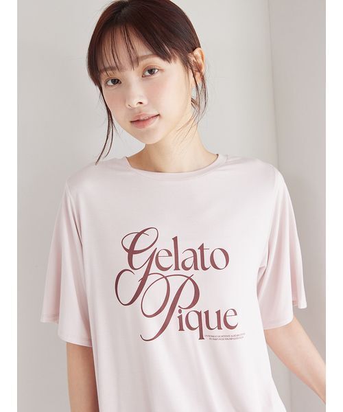IFMC.】レーヨンロゴTシャツ（ルームウェア/パジャマ）｜gelato pique