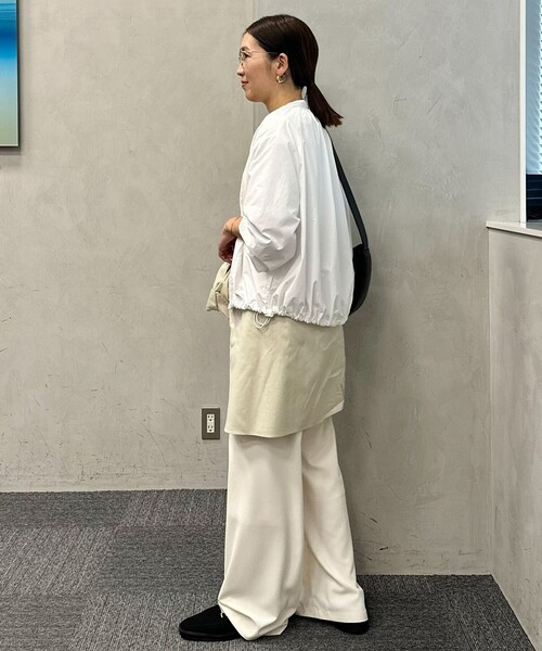 UNFILO(アンフィーロ)の「【VERY掲載】My everyday UVカットブルゾン(ブルゾン・レディース・ホワイト系/ベージュ系/スカイブルー系/ブラック系・SMALL/MEDIUM/LARGE)」の8枚目の写真