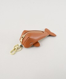 styiro（スタイロ）の「牛革くじらポーチケース ミニマルチケース バッグチャーム（ポーチ）」