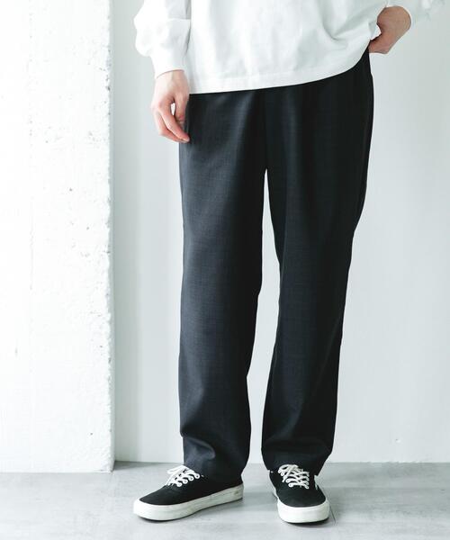 URBAN RESEARCH DOORS(アーバンリサーチドアーズ)の「リネンライクイージートラウザー(その他パンツ・メンズ・オフホワイト/グリーン/チャコールグレー/グレー・X-LARGE/SMALL/LARGE/MEDIUM)」の2枚目の写真