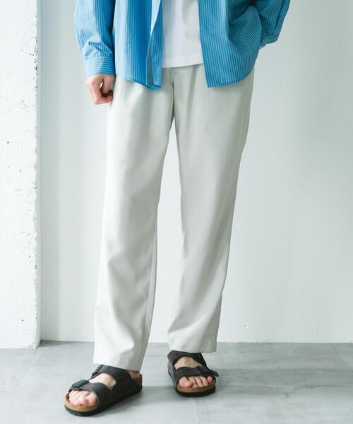 URBAN RESEARCH DOORS(アーバンリサーチドアーズ)の「リネンライクイージートラウザー(その他パンツ・メンズ・オフホワイト/グリーン/チャコールグレー/グレー・X-LARGE/SMALL/LARGE/MEDIUM)」の9枚目の写真