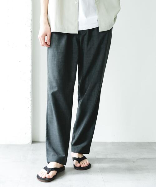 URBAN RESEARCH DOORS（アーバンリサーチドアーズ）の「リネンライクイージートラウザー（その他パンツ・メンズ・オフホワイト/グリーン/チャコールグレー/グレー・X-LARGE/SMALL/LARGE/MEDIUM）」の8枚目の写真