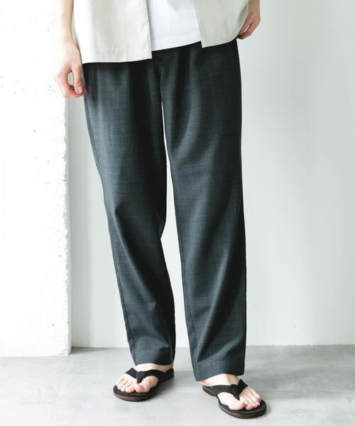 URBAN RESEARCH DOORS（アーバンリサーチドアーズ）の「リネンライクイージートラウザー（その他パンツ・メンズ・オフホワイト/グリーン/チャコールグレー/グレー・X-LARGE/SMALL/LARGE/MEDIUM）」の9枚目の写真