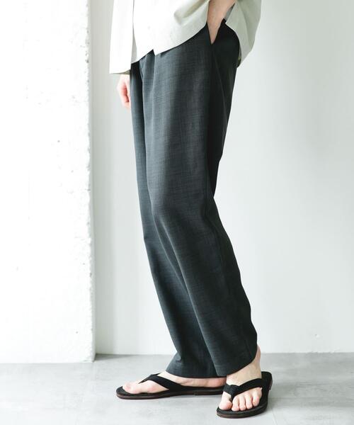 URBAN RESEARCH DOORS（アーバンリサーチドアーズ）の「リネンライクイージートラウザー（その他パンツ・メンズ・オフホワイト/グリーン/チャコールグレー/グレー・X-LARGE/SMALL/LARGE/MEDIUM）」の10枚目の写真