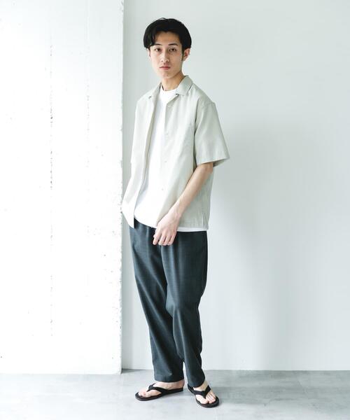 URBAN RESEARCH DOORS（アーバンリサーチドアーズ）の「リネンライクイージートラウザー（その他パンツ・メンズ・オフホワイト/グリーン/チャコールグレー/グレー・X-LARGE/SMALL/LARGE/MEDIUM）」の12枚目の写真