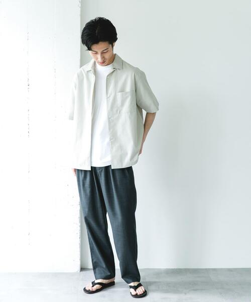 URBAN RESEARCH DOORS（アーバンリサーチドアーズ）の「リネンライクイージートラウザー（その他パンツ・メンズ・オフホワイト/グリーン/チャコールグレー/グレー・X-LARGE/SMALL/LARGE/MEDIUM）」の14枚目の写真